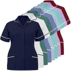 Uniformes Médicos Antiarrugas de Alta Calidad al por Mayor para Enfermeras, Uniformes de Hospital Personalizados, Uniformes Quirúrgicos Transpirables para Hombre - Product Image 1