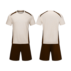 Men's White Blue Soccer Jersey Set Short Sleeve Crew Neck Moisture Wicking Polyester <b>Athletic</b> Fit All Seasons Adult Apparel - Product Image 6
