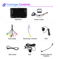 MEKEDE Android Voiture Multimédia Stéréo GPS Navigation Voiture-play Unité Principale pour Volkswagen Golf 5 6 Polo Passat B6 B7 CC Skoda Jetta