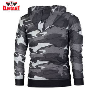 Camo Style nouveau modèle hommes décontracté sweats à capuche unis élégant sport qualité supérieure 100% coton polaire hiver dernière conception colorée - Product Image 4