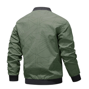 2025 primavera y otoño nuevo cuello de béisbol corto suelto Color sólido chaqueta de negocios Casual abrigo fino tendencia - Product Image 3