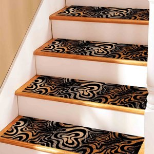 Alfombra Impresa - Alfombra Moderna Antideslizante para Decoración de Escaleras, Goblen - Product Image 1