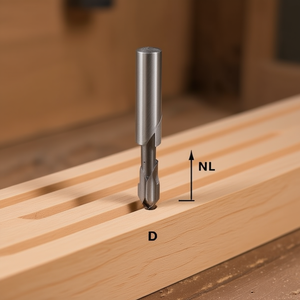 Fraise à rainurer Festool à pointe en carbure HW S8 D 3-8mm - Product Image 3
