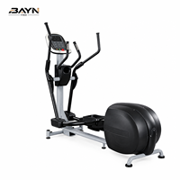 Elliptique de fitness intérieur BN Stable à base incurvée, faible vibration, pédalage silencieux, entraînement musculaire complet du corps