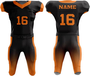 Uniforme de fútbol americano de alta calidad a la moda para hombres y ropa deportiva sublimada transpirable Uniforme de fútbol de talla grande - Product Image 3