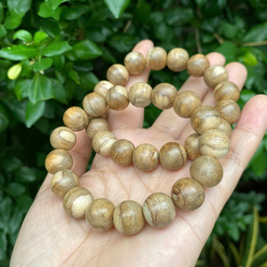Accesorios de madera de agar de alta calidad, pulseras de cadena de madera de Oud con cuentas originales sin aceite perfumadas cálidas de Vietnam de 10MM, UTYET DUNG Third - Product Image 3
