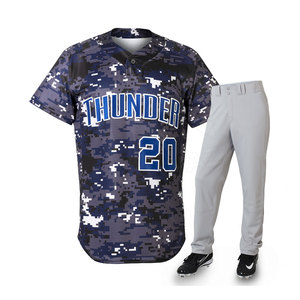Nouvelle tenue de baseball personnalisée avec logo imprimé pour hommes - Haute qualité, 100% polyester, séchage rapide et respirant, couleur personnalisée - Product Image 5