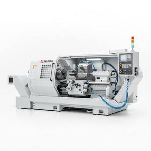 Tour CNC multi-broches, centre d'usinage, tournage de métaux à haute efficacité, filetage, perçage, rainurage, haute précision, service moyen - Product Image 4