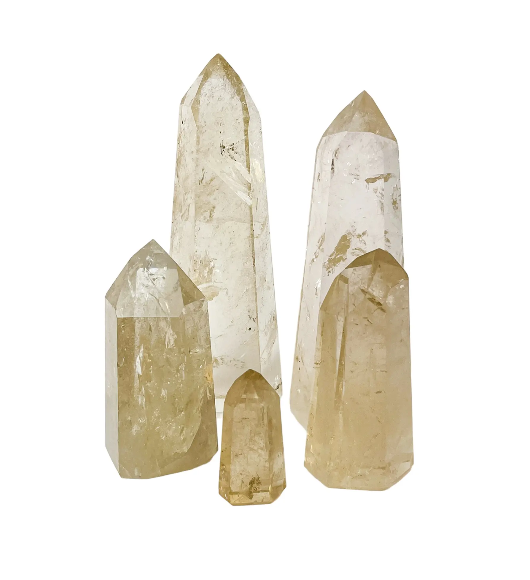 NATURAL CITRINE TOWERS