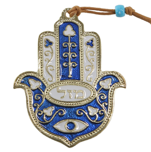 Mano de Hamsa de madera negra con patrón de filigrana en remolino dorado para decoración espiritual moderna y protección del hogar al por mayor - Product Image 6