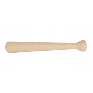 Beech Wood Cocktail Muddler 22cm Toothed Head Mojito <b>Bar</b> <b>Tool</b> Natural Custom OEM - Product Image 3