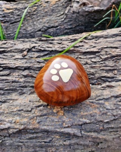 Personalized Handcrafted Rosewood Heart Shaped <b>Urns</b> <b>for</b> Pet <b>Ashes</b> Funerals & Memorials Handmade Wooden Cremation Caskets - Product Image 1