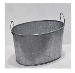 Pot et jardinières galvanisé dans un nouveau Design, dernier Pot et jardinières galvanisé au prix de gros, nouveau Pot de jardin et jardinières - Product Image 5