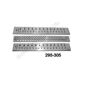 Dessiner plaque monopole marque demi-rond trous 8 " - 30 trous bijoutier outils de haute qualité plus bas prise utilisation pour la fabrication professionnelle - Product Image 1