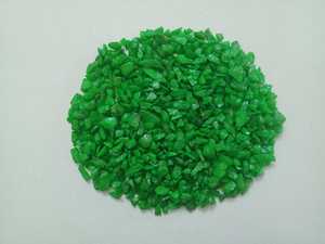 Le réservoir d'aquarium lisse poli enduit de couleur verte de perroquet a utilisé des puces de pierre meilleures puces écologiques - Product Image 5