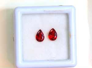 Attrayant naturel rouge spinelle pierre précieuse taille personnalisée ronde brillant coupe facettes coupe pierre bijoux cadeau elle - Product Image 3