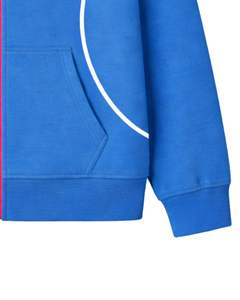 <b>Mens</b> <b>Pink</b> And Blue Color Block Zip Up <b>Hoodie</b> Premium Cotton Fleece Hooded Sweatshirt Casual Streetwear Jacket OEM Bulk - Product Image 5