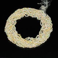 Perles de pierres précieuses en forme de copeaux d'opale éthiopienne de feu multiple 4-5mm perles d'opale éthiopienne Welo pour la fabrication de bijoux en vrac