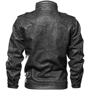 Veste de moto personnalisée de haute qualité pour homme Offre Spéciale cuir de vachette pur noir avec logo avant Position - Product Image 3