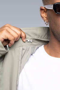 เสื้อแจ็คเก็ตกันลมสำหรับผู้ชายเสื้อแจ็คเก็ตแฟชั่นแนวสตรีทแวร์มีฮู้ดกันน้ำระบายอากาศว่างเปล่า - Product Image 5