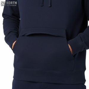 Pull Streetwear Survêtements Denimes Puff Impression Polaire À Capuche Haute Qualité Poids Lourd 100% Coton Hommes Hoodies Réversible - Product Image 5