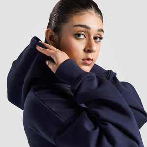 GA-I Essence Navy Oversized Hoodie with Breathable Hood for Autumn Season - Product Image 6