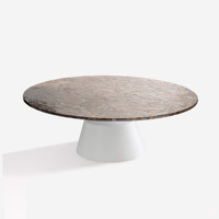 Dernière conception d'incrustation de perles en nacre, table basse ronde, table centrale nordique, mosaïque, vente en gros du Vietnam