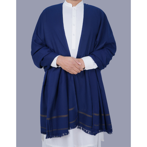 Peshawri/kashmiri dhussa ผ้าคลุมไหล่อะคริลิคแท้สีทึบผ้าคลุมไหล่ลำลองสำหรับผู้ชายของขวัญสำหรับเขา - Product Image 1
