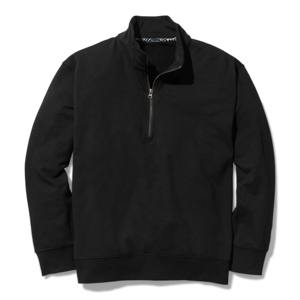 Vente en gros d'usine Logo personnalisé col montant demi-fermeture éclair Pull en coton pour hommes pull surdimensionné sweat à capuche - Product Image 1