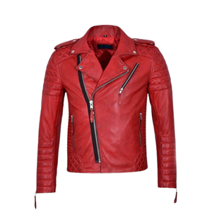 High Quality ODM OEM Customized Leather Motorcycle <b>Jacket</b> Reversible Cotton Filled Winter Casual Biker Coat For <b>Men</b> - Product Image 4