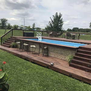 <span class=keywords><strong>Piscine</strong></span> <span class=keywords><strong>hors</strong></span> <span class=keywords><strong>sol</strong></span> en fibre de verre de luxe sur mesure de grande taille, 8 m, fabriquée en Chine, à vendre à bas prix - Product Image 4