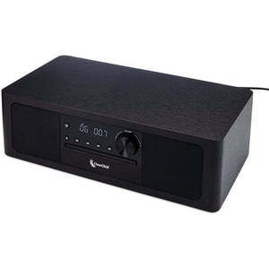 <b>Stereo</b> Shelf <b>System</b> CD Player, Bluetooth, FM Radio, USB Playback, Aux in, Optical in, Alarm Clock, & Remote Control - Product Image 1