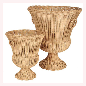 TerraLoom Exquisite Handwoven Seagrass and Rattan Vase for Contemporary Living Spaces Wood Bamboo Material Handwoven Rattan - Product Image 4