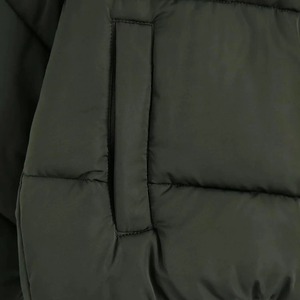 Nouvelle veste matelassée décontractée pour homme, coupe oversize, en toile, hiver 2025, haute qualité, col à capuche personnalisé, fermeture éclair, service OEM - Product Image 6