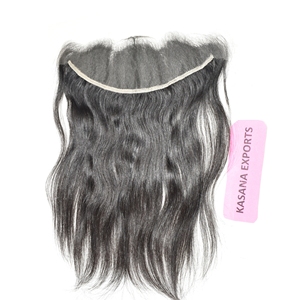 ผลิตผมต่อแบบดิบ ไม่ผ่านกระบวนการใดๆ 13*4HD แบบ Frontal ผมเวียดนามแท้ สีธรรมชาติ ไม่ผ่านการแปรรูป เย็บด้วยเครื่องจักรแบบ Double Weft - Product Image 1