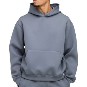 Sudadera con Capucha de Algodón Grueso de Primera Calidad, Unisex, Oversize, Lisa, Estilo Urbano, Hombros Caídos, Personalizable con Logotipo - Product Image 1