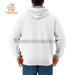 Sweat à capuche pour homme 100% coton de haute qualité Style Streetwear et col à capuche motif solide pour pulls à capuche d'hiver - Product Image 5