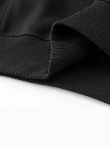 เสื้อมีฮู้ดผ้าฟลีซแบบสวมหัวผ้าธรรมดาเสื้อมีฮู้ดผ้าฟลีซแบบสวมหัวพิมพ์โลโก้แบบกำหนดเองน้ำหนักเบาผ้าคอตตอนผสม - Product Image 5