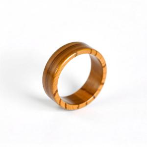 Anillo de Madera Hecho a Mano para Parejas, Banda de Acacia Duradera, Ideal para Ceremonias de Boda, Compromisos o Regalos de Aniversario - Product Image 2