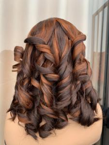 Bouncy Curl Donor Vietnamese Remy Human Hair Single Weft Transparent Closure <b>Front</b> <b>Wigs</b> - Product Image 4