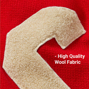 แจ็กเก็ตเบสบอลสำหรับผู้ชายเสื้อแจ็กเก็ตกันหนาวแบบลำลองปกตั้งมีหลายสี - Product Image 4