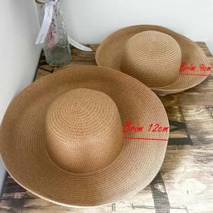 <b>Summer</b> Style Vintage Design Bucket <b>Hats</b> for <b>Women</b> Girls Solid Color Big Eaves Sun Protector for Beach Holidays - Product Image 3