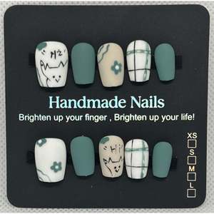 Unghie artificiali color menta - Misura piccola - Product Image 1