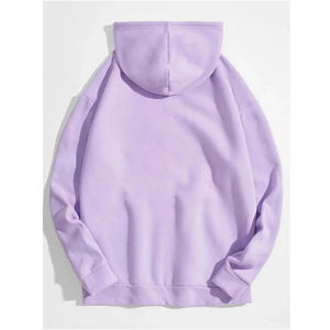 Sudadera con capucha extragrande ecológica con estampado puff, chándal unisex de forro polar con bordado, jersey pesado estilo occidental para otoño - Product Image 4