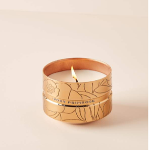 Un bougeoir élégant en bronze brossé au design cylindrique évasé au prix de gros - Product Image 6