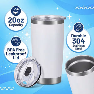 カスタマイズされた20オンスステンレス製カートゥンブラー（サッカーイベント販促用ギフト） - Product Image 3