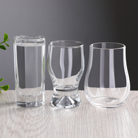 Verre à liqueur à base lourde avec logo personnalisé en gros gobelet de dégustation de whisky Restaurant sans plomb Barware cadeau d'entreprise promotionnel