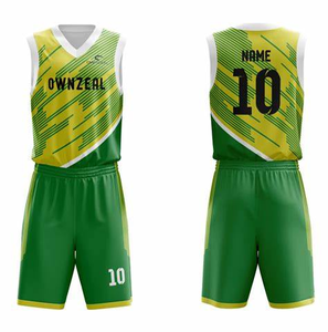 100% Polyester Basketball Vêtements Conception Personnalisée Basketball Jersey Uniformes Ensembles Jeunesse Équipe Motif Sublimation - Product Image 5