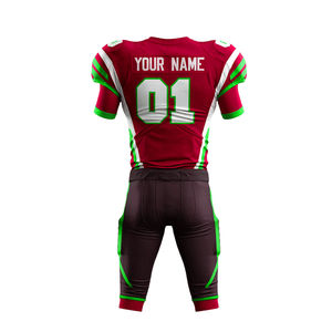 Conjunto de Pantalones y Camiseta de Fútbol Americano de Talla Grande Hechos a Medida para Hombre con Impresión Sublimada, Protección UV y Secado Rápido - Product Image 6