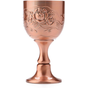 Copas de cobre de calidad superior, diseño en relieve, hechas a mano copas de vino de latón, artículos elegantes para bebidas de champán, suministros para Bar - Product Image 1